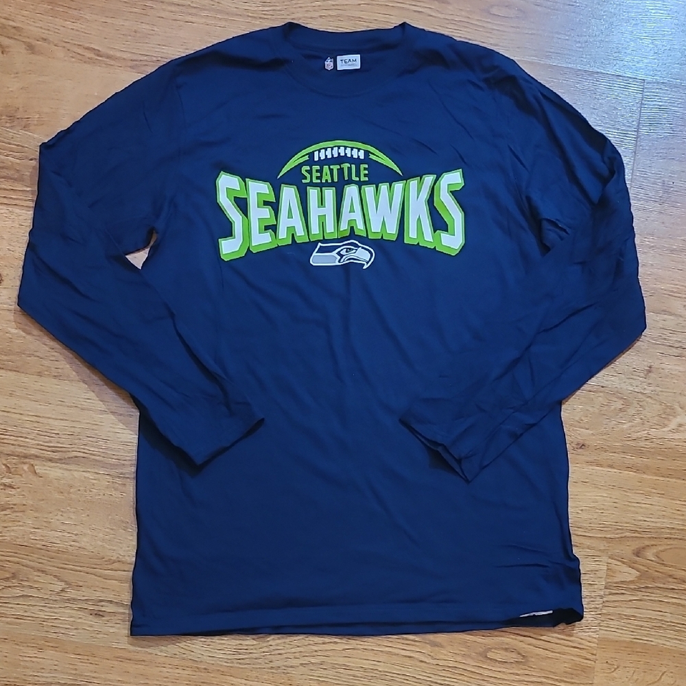 NFL Seattle Seahawks Navy Long Sleeve Tee